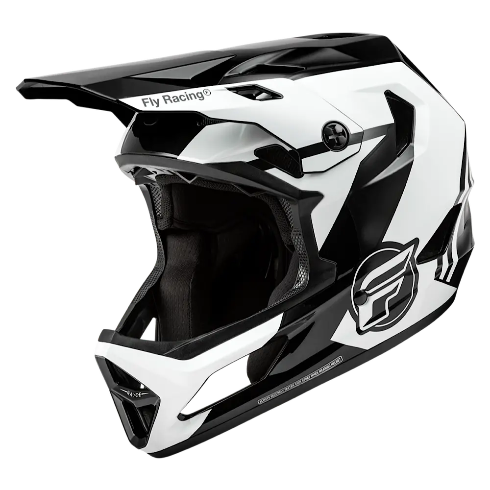 Fly Racing Rayce Helmet Black/White/Grey 1