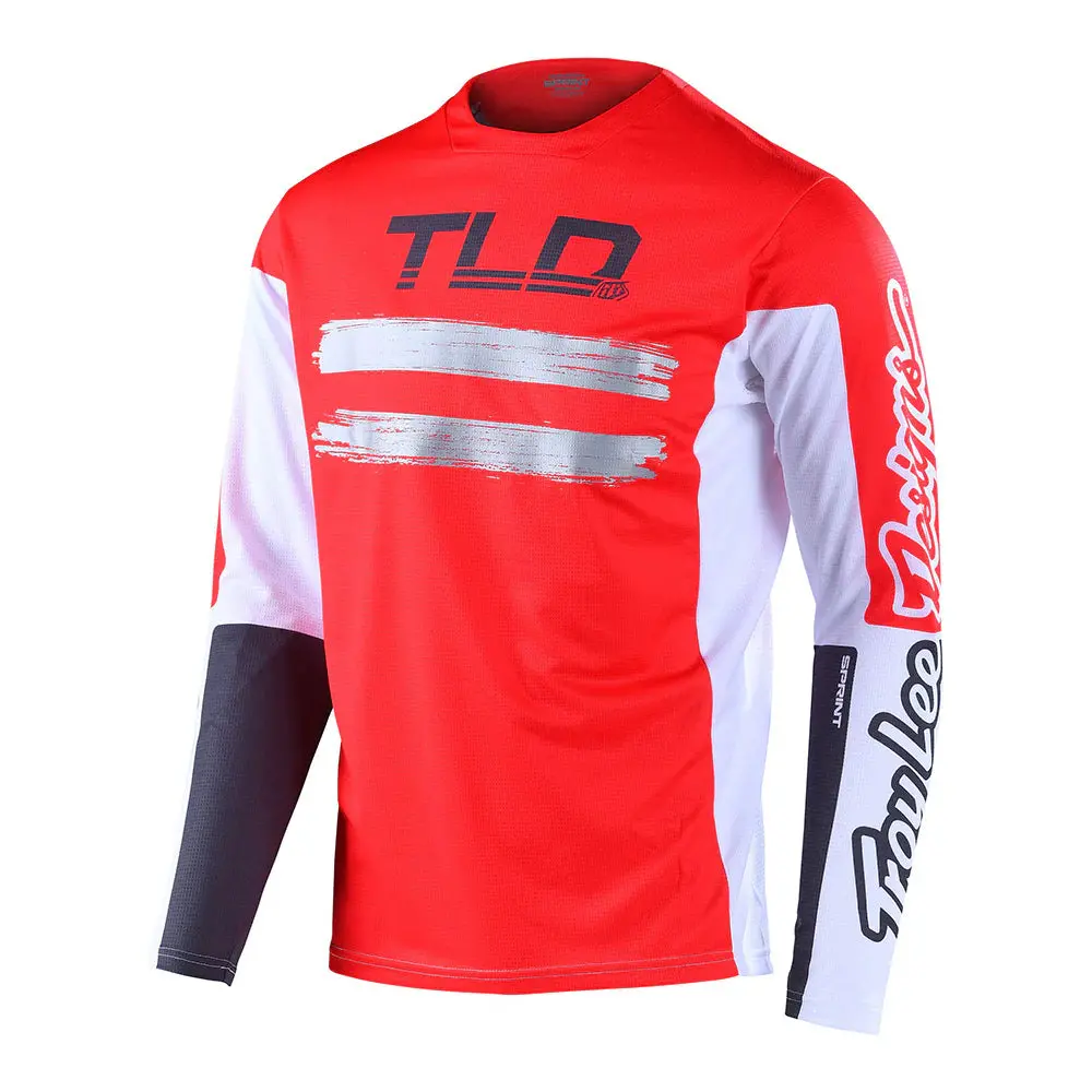 Troy Lee Youth Sprint Jersey Marker Red/Charcoal 1