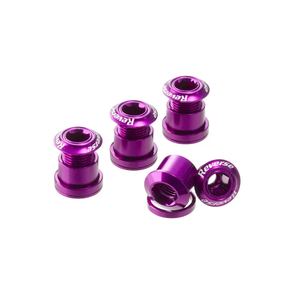 Reverse Components Aluminum Chainring Bolts 8Pc 1