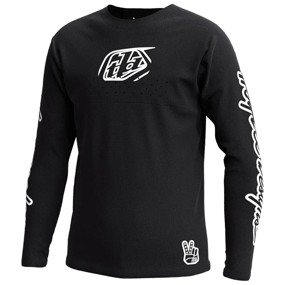 Troy Lee Designs Youth Sprint Icon Jersey Black 1