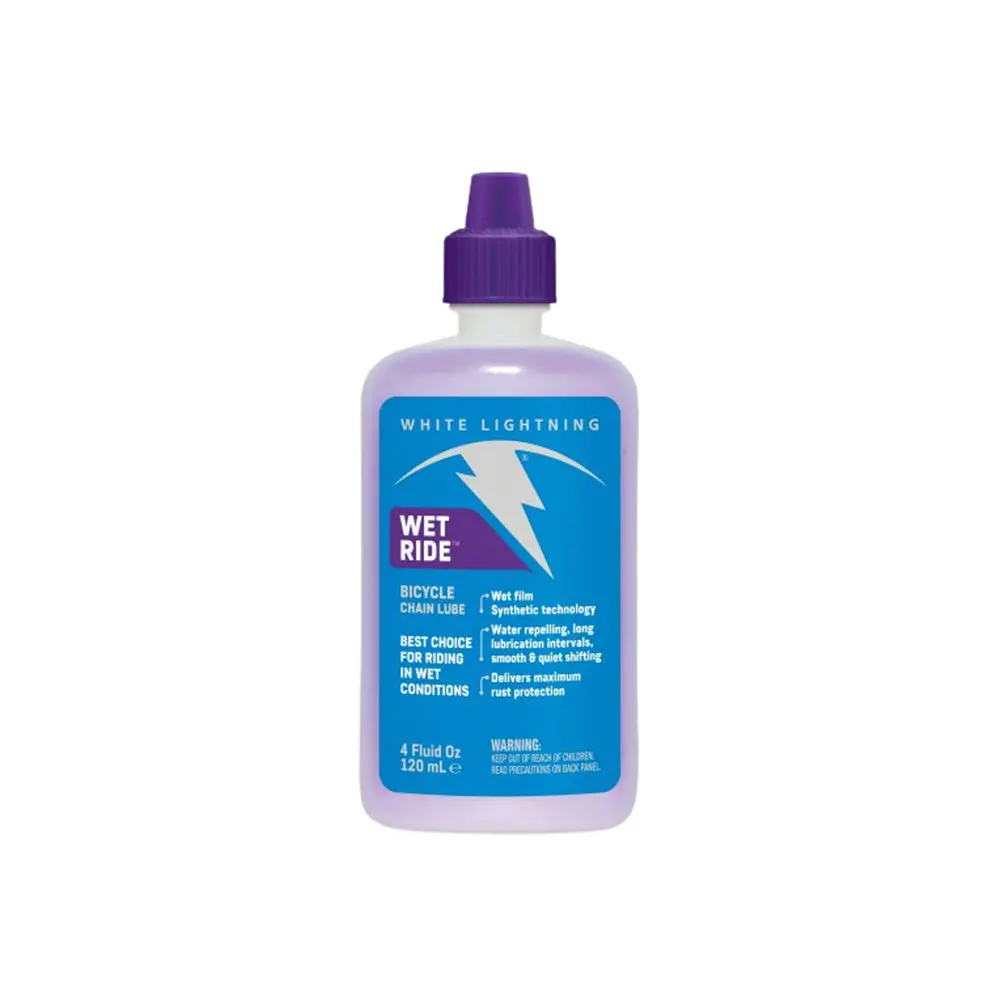 White Lightning Wet Ride Bike Chain Lube 1
